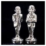 1971-73 Saari Richard Nixon & Agnew Metal Statues