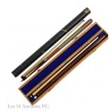 Pool / Billiard 2-Piece Cue Sticks, Dufferin +1