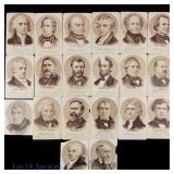 Large Collection 1880s Presidents Trading Cards