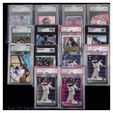 Baseball Cards - Graded & Slabbed (14)