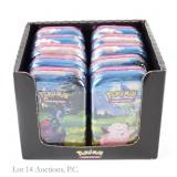 Pokemon Factory Sealed Mini Tins w/ Display (10)