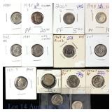 1969 - 2012 US Silver & Clad Roosevelt 10c (14)