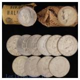 US Clad Eisenhower Dollars & Kennedy 50c (50)