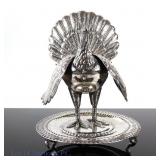 Sterling Silver Peacock Incense Burner