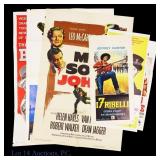 Seven Original Movie Posters, 1950s - 1970s