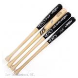 Collection Of Signed Bats With COA