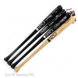 4 Autographed Baseball Bats With COA