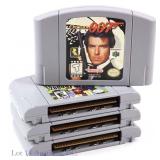 N64 Games Clay Fighter, Goldeneye 007 (4, Loose)