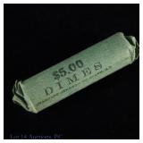US 90%-Silver Mercury Dimes (50)