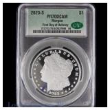 2023-S Silver Morgan $1 (CAC PR70 DCAM)