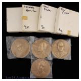 Four 3" Bronze Medals, Treasury, Kenneth Taylor