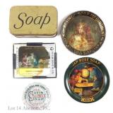 Soap Tin Trays, Slide, Memorabilia & Advertising