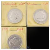 1893 US 90%-Silver Columbian Expo Comm. 50c (3)