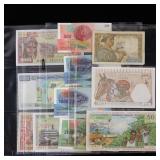 Various France Related World Currencies (12)