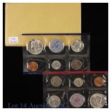 1959 P,D US 90%-Silver Unc. 10-Coin Mint Set