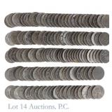 US WW2 Lincoln Steel Wheat Cents (Approx. 150)