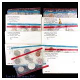 1968 - 1970 US Unc. 10-Coin Mint Sets (6)