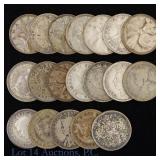 Various Canada Silver 25 Cent Coins (19)