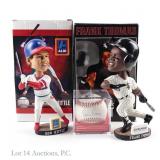 Ernie Banks Sgd Baseball + 2 White Sox Bobbleheads