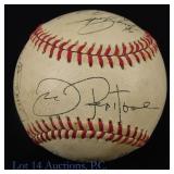 Cubs Old Timers Signed Baseball
