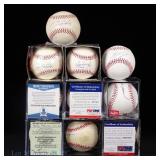 10 Assorted Signed Baseballs