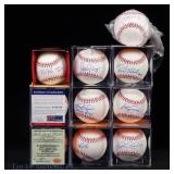 10 Baseballs Signed By Former White Sox Players