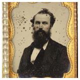 C1850 Large Plate Tin Type Portrait of A Gentleman