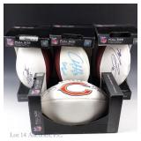 Bears (4 of) Top 100 Signed Footballs NO COAs