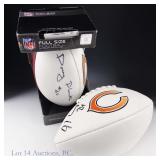 Doug Plank & Jordan Howard Sgd Bears Footballs JSA