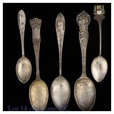 Sterling Silver Coffee / Tea Spoons (5)