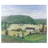 Appalachian Acrylic Painting Signed Bressler