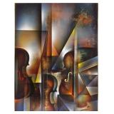 Signed Nierman "Sonata" Painting