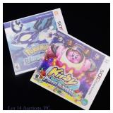 3DS Games Alpha Pokemon Sapphire, Kirby, 2 Sealed