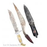 Bowie, Talibong & Fairbairn Sykes Style Knives (3)