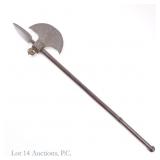 Indian Tabar Zin Saddle Axe, 19th Century