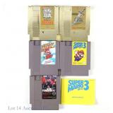Nintendo NES Games Mario Zelda Mike Tyson (2+2+1)