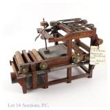Samuel B.B. Nowlan Patent Model Varnishing Machine