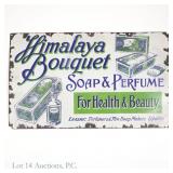 SSP Himalaya Bouquet Soap & Perfume Porcelain Sign