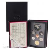 1992 Canada 7-Coin Proof Set Silv Stagecoach $1