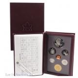 1995 Canada 7-Coin Proof Set Silver Hudson Bay $1