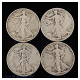 1936-1939 US 90%-Silver W/L 50c (ASW 1.4 Ozt.), 4