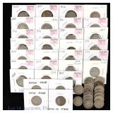 US Liberty Head ("V") Nickels (Approx. 50)