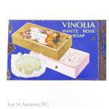 Vinolia White Rose Porcelain Double Sided Sign DSP