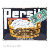 1920s German Persil Self Acting Laundry Soap Sign