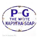SSP Porcelain Over Metal P&G Soap Sign