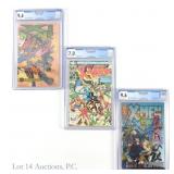 GCG Graded X-Men Comic Books, Key MARVEL (3)