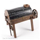 J. L. Fisher Patent Model Grass Seed Cleaner, 1872