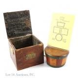A.T. Peck Patent Model Butter Tub (Firkin), 1862