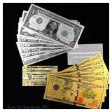 Various Replica USA Gold & Silver Fantasy Notes, 7