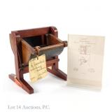 Squire Gambell Patent Model Washing Machine, 1865
